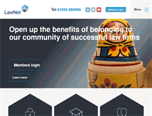 Tablet Screenshot of lawnet.co.uk